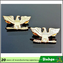 3D Eagle Shape Enamel Badges para militares